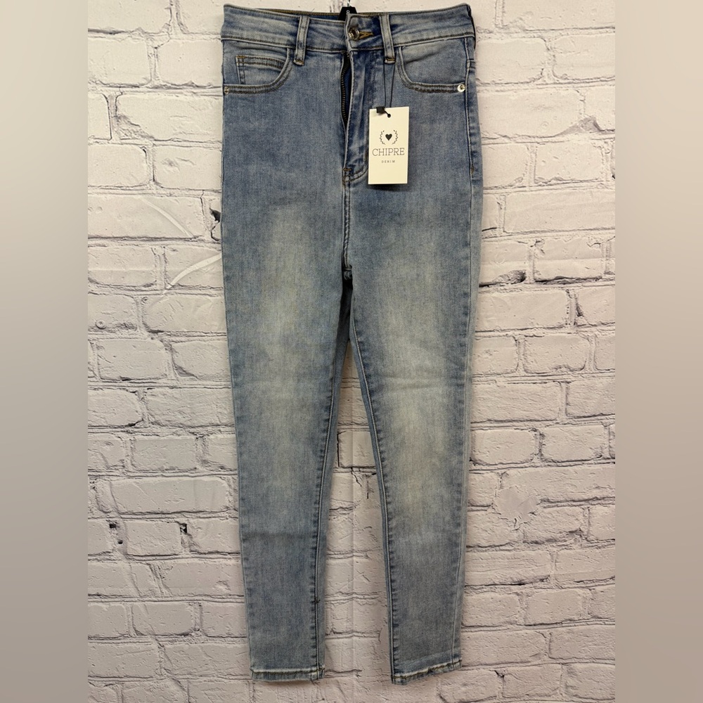 Light Blue Skinny Jeans for Women